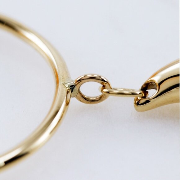 TIFFANY&Co. teardrop Ring Elsa Peretti K18 yellow gold #6.0(US Size) 2.4g ... - Picture 5 of 5